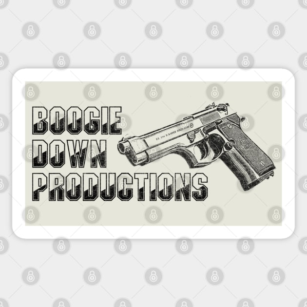 Boogie Down Productions \\\ Old School Hip Hop Sticker by DankFutura